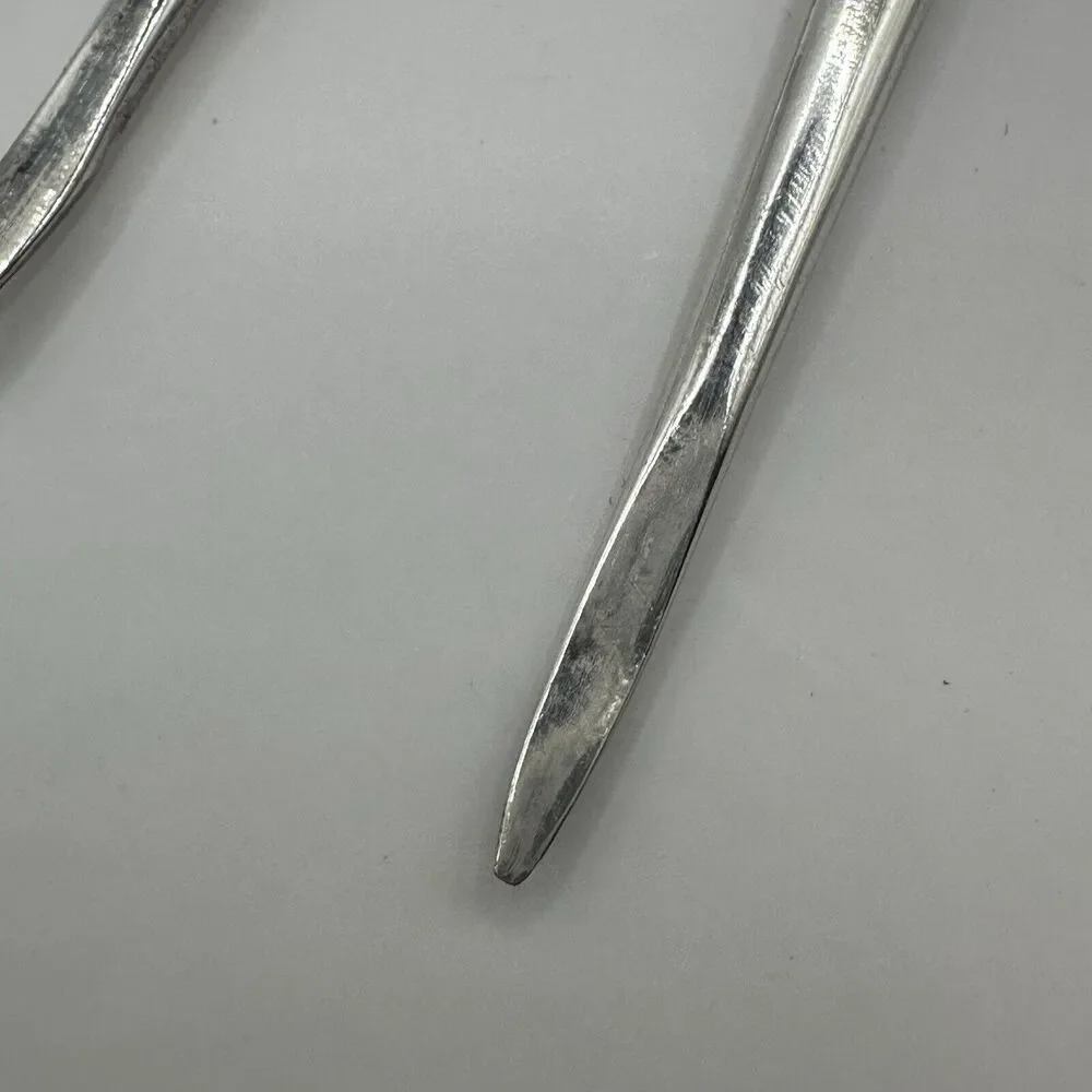 WM Rogers and Son Silver Nut Picks 5” Collectible Vintage Antique Set Of 2